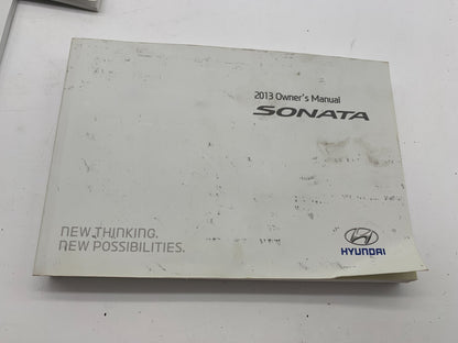 2013 Hyundai Sonata Owners Manual Set with Case OEM R01B23010
