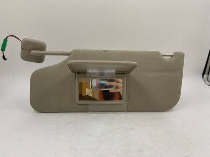 2010-2011 Ford Taurus Driver Sun Visor Gray Illuminated OEM E01B67009