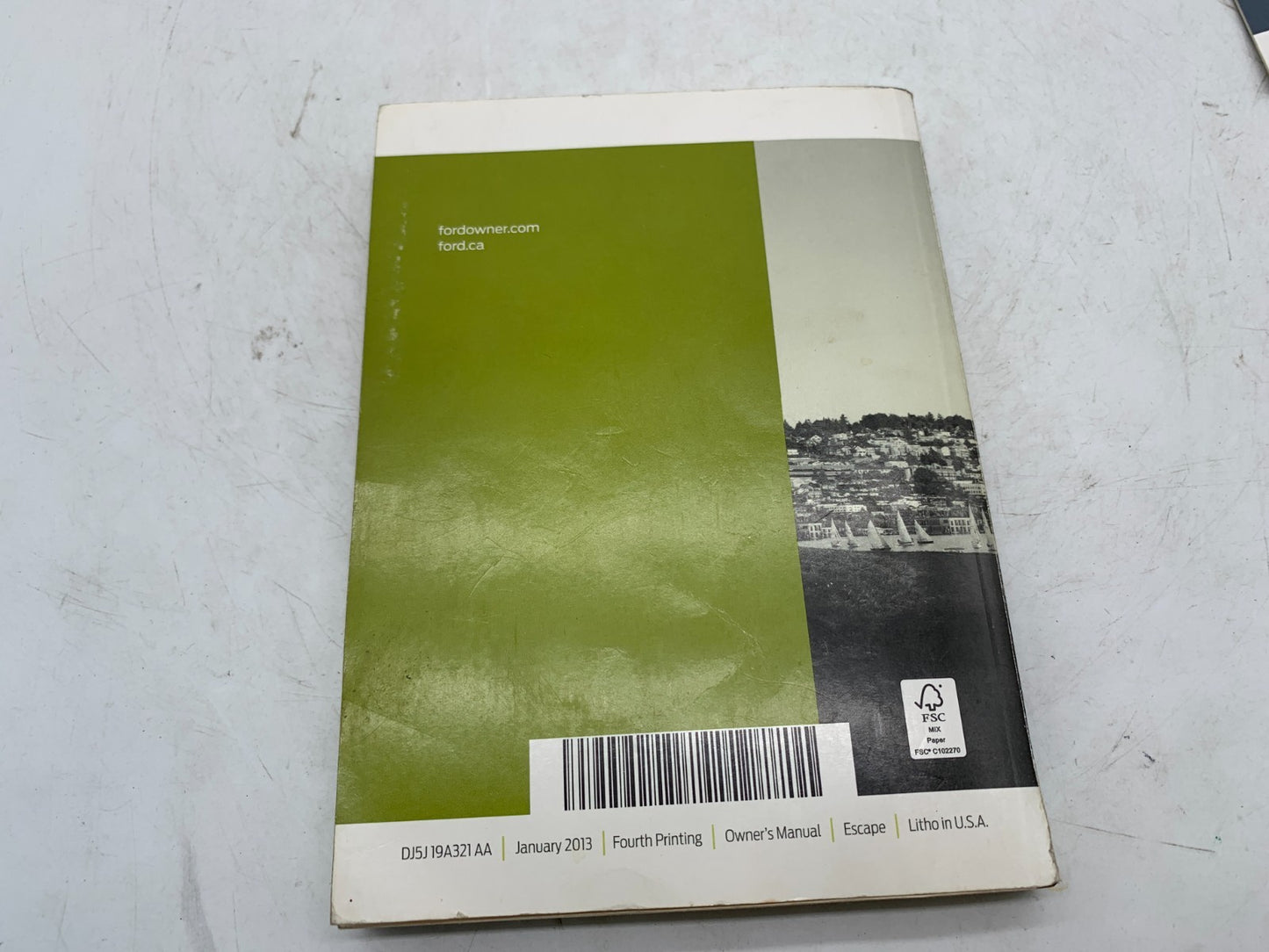 2013 Ford Escape Owners Manual Set with Case OEM C03B62007