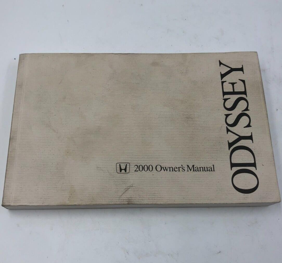 2000 Honda Odyssey Owners Manual OEM C04B50021