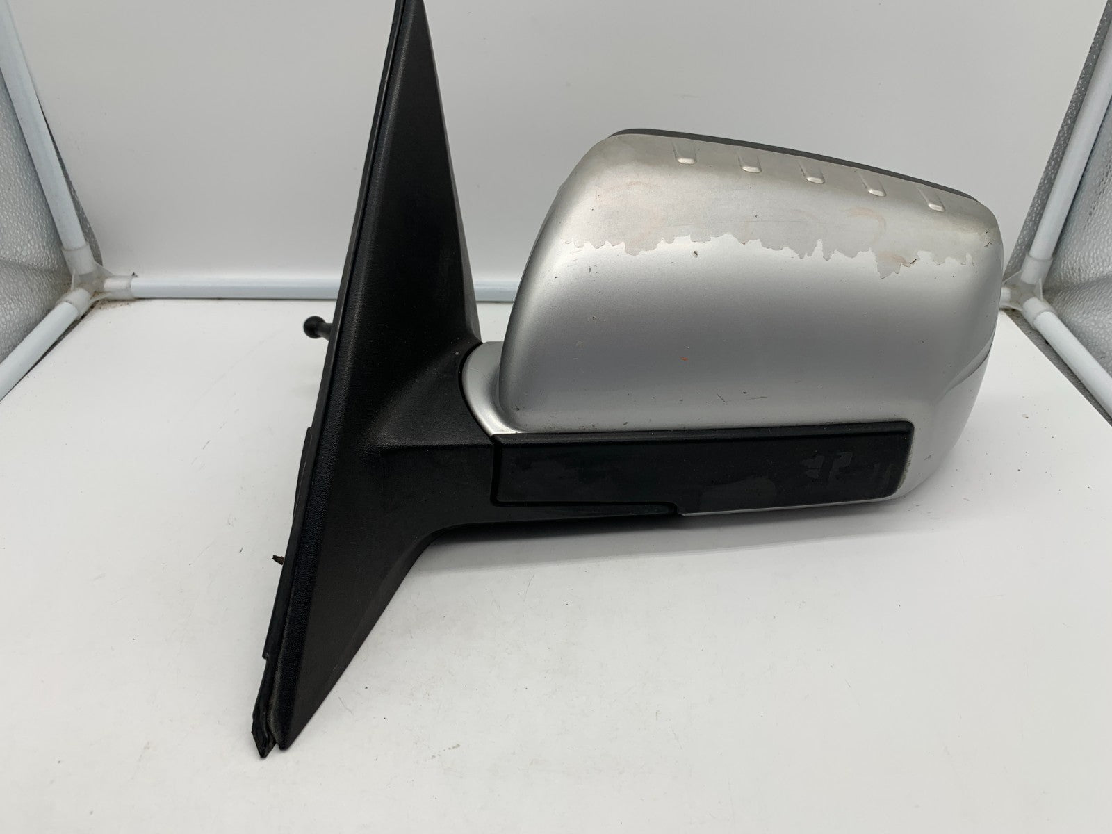 2010-2013 Kia Soul Driver Side View Manual Door Mirror Black OEM Silver