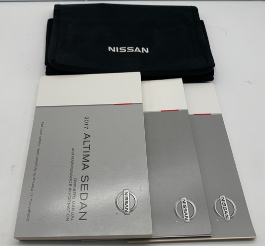 2017 Nissan Altima Owners Manual Set with Case OEM B04B17003