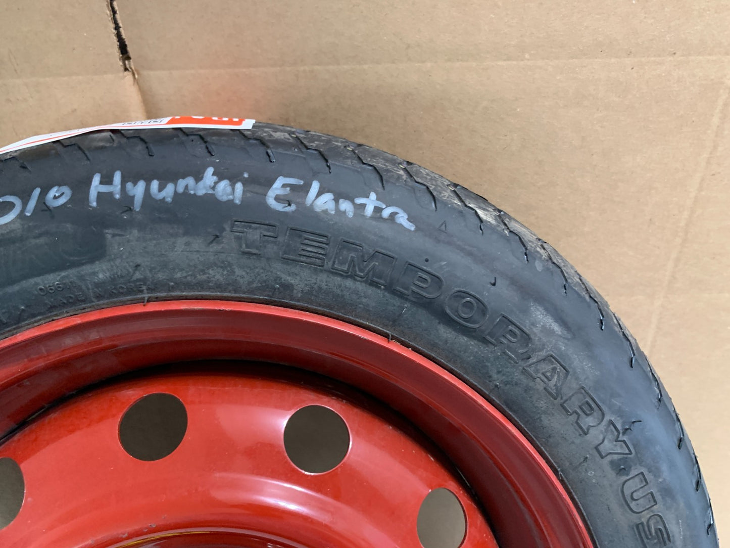 2010-2020 Hyundai Elantra 15" Spare Tire Compact Donut T125/80D15 OEM
