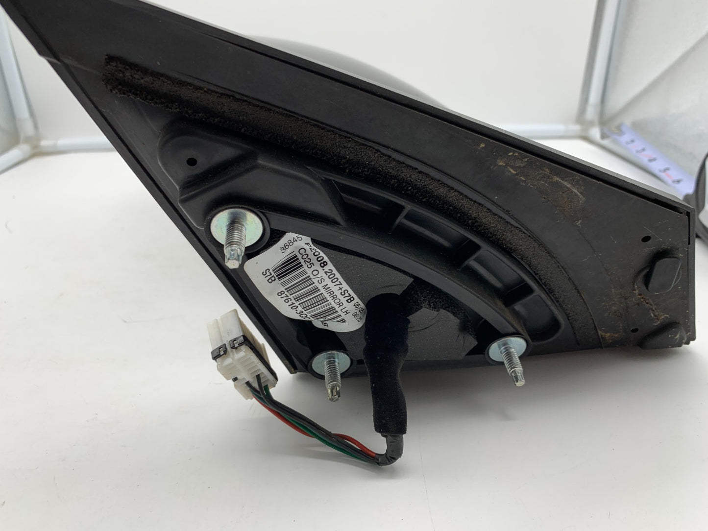 2011-2014 Hyundai Sonata Driver Side View Power Door Mirror Black OEM A01B04020