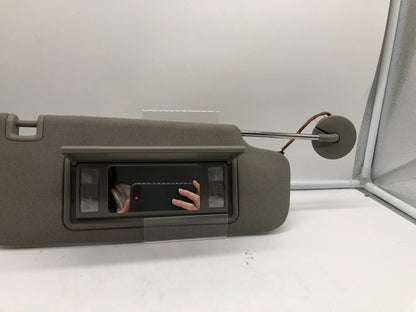 2013 Cadillac ATS Passenger Sun Visor Gray Illuminated OEM B04B50052