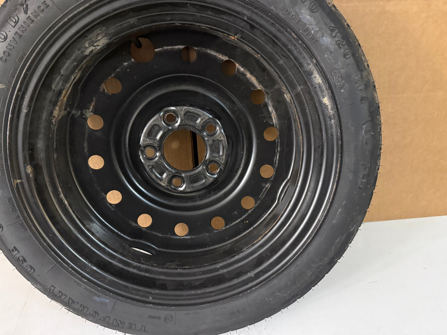 2003-2007 Cadillac CTS Spare Tire 16" Compact Donut with Jack Kit T125/70R16 OEM