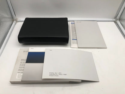 2013 Hyundai Azera Owners Manual Set with Case OEM A02B03031