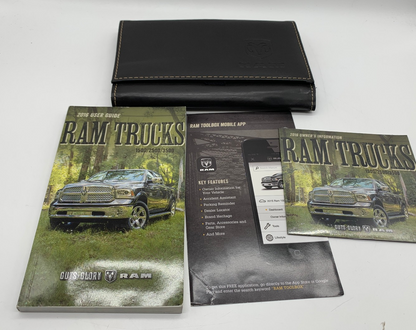 2016 Ram 1500 2500 3500 Owners Manual with Case OEM R01B09036