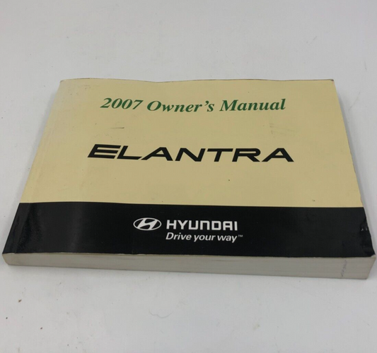 2007 Hyundai Elantra Owners Manual OEM C04B20060