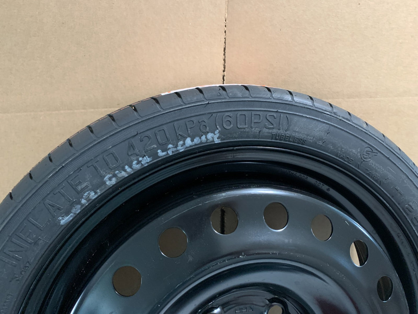 2010-2016 Buick Lacrosse Impala 17" Spare Tire Compact Donut T125/70R17 OE