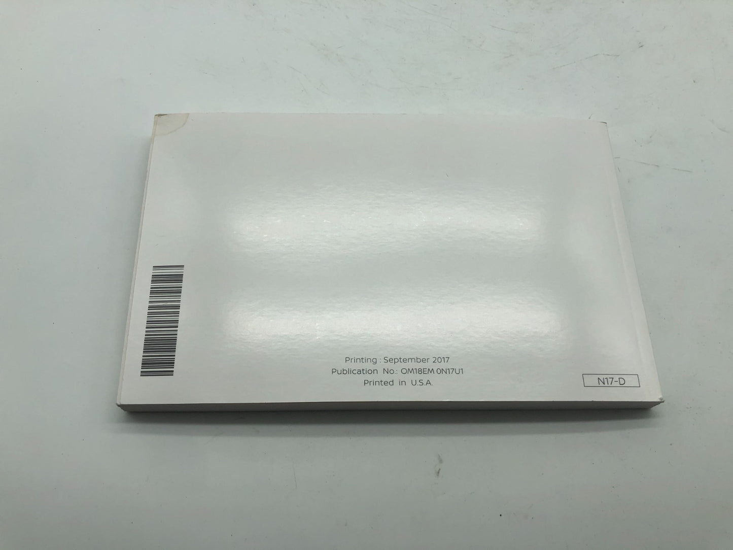 2018 Nissan Versa Sedan Owners Manual Set with Case OEM D03B07001