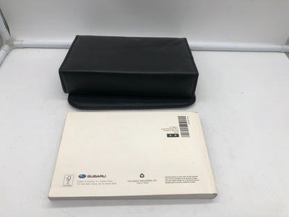 2015 Subaru WRX Owners Manual with Case OEM D01B20027
