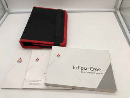 2018 Mitsubishi Eclipse Cross Owners Manual Set with Case OEM R01B34012