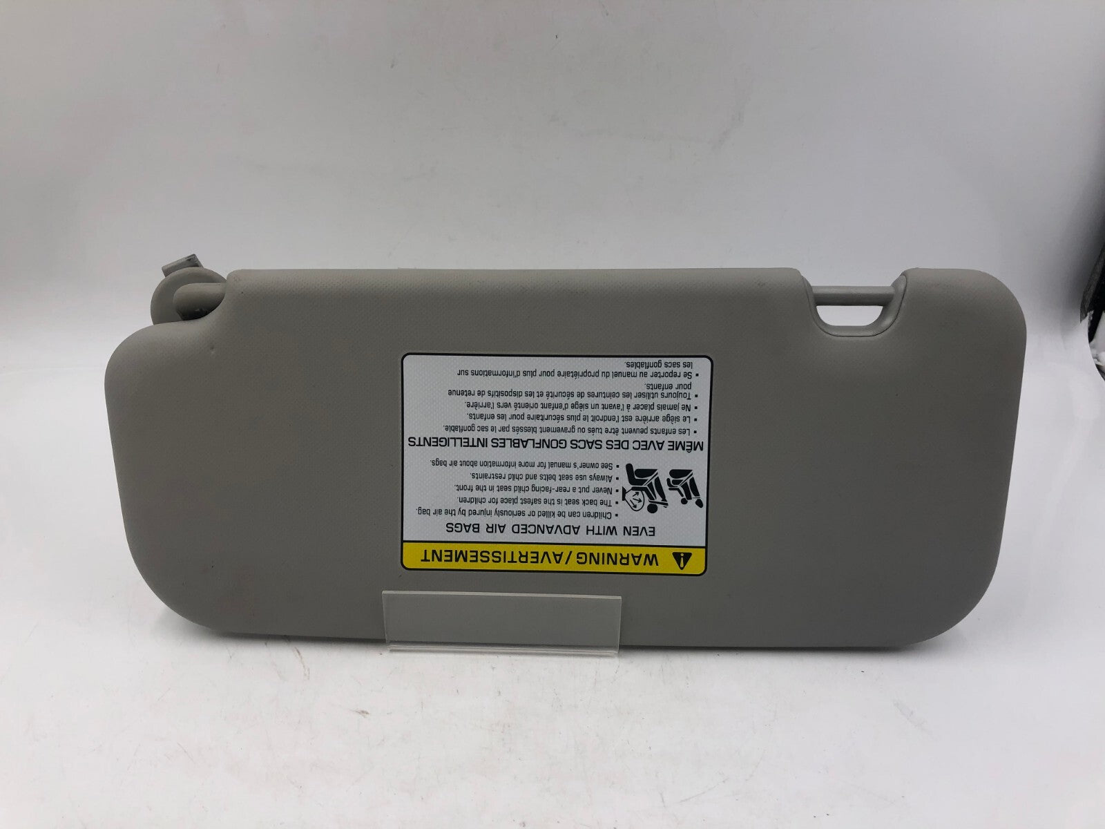 2018-2020 Kia Rio Passenger Sun Visor Gray OEM C02B25081