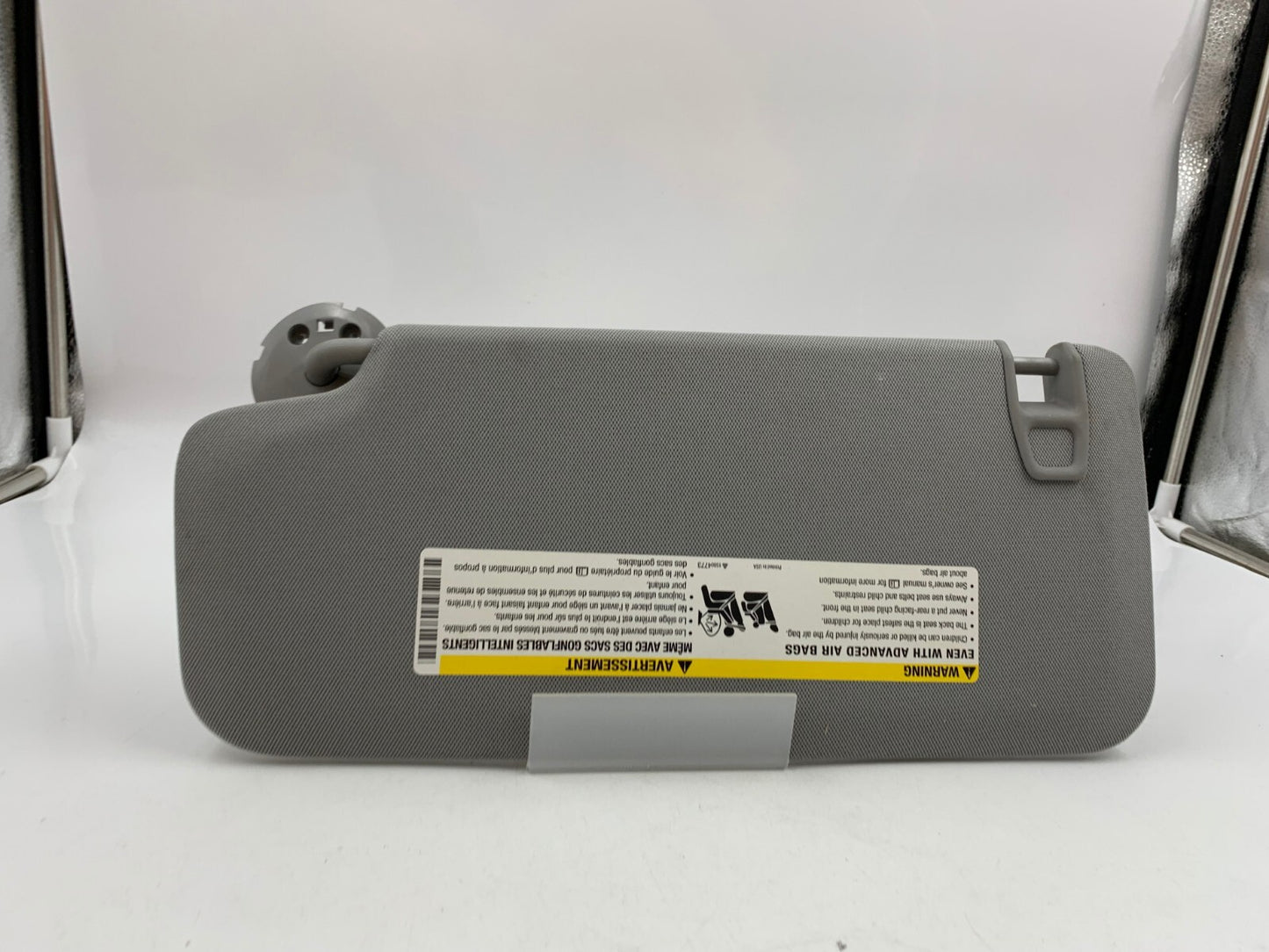 2017-2020 Chevrolet Trax Passenger Sun Visor Gray OEM E02B63001