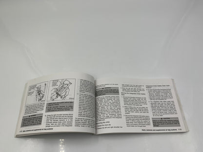 2001 Nissan Quest Owners Manual OEM D04B38088