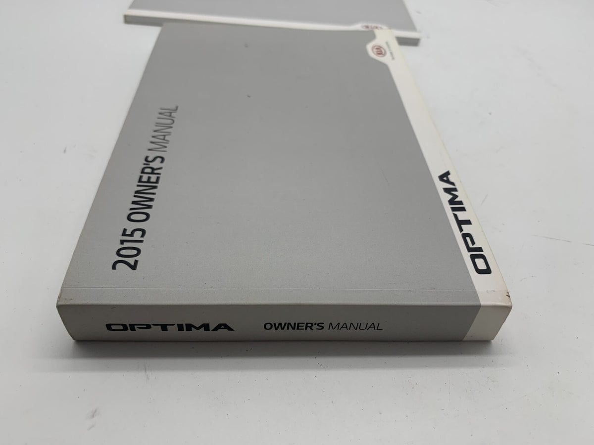 2015 Kia Optima Owners Manual Set with Case OEM R01B23019