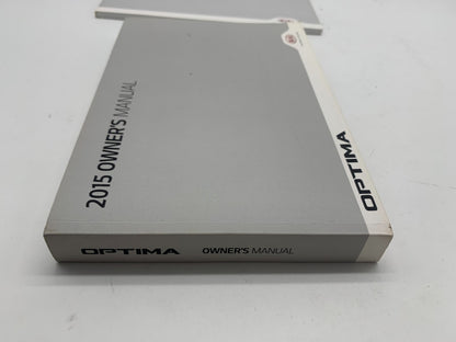 2015 Kia Optima Owners Manual Set with Case OEM R01B23019
