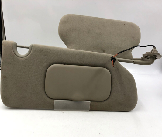 2006-2007 Cadillac DTS Passenger Sun Visor Beige Illuminated OEM A03B09040