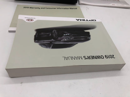 2019 Kia Optima Owners Manual Set with Case OEM A02B29004