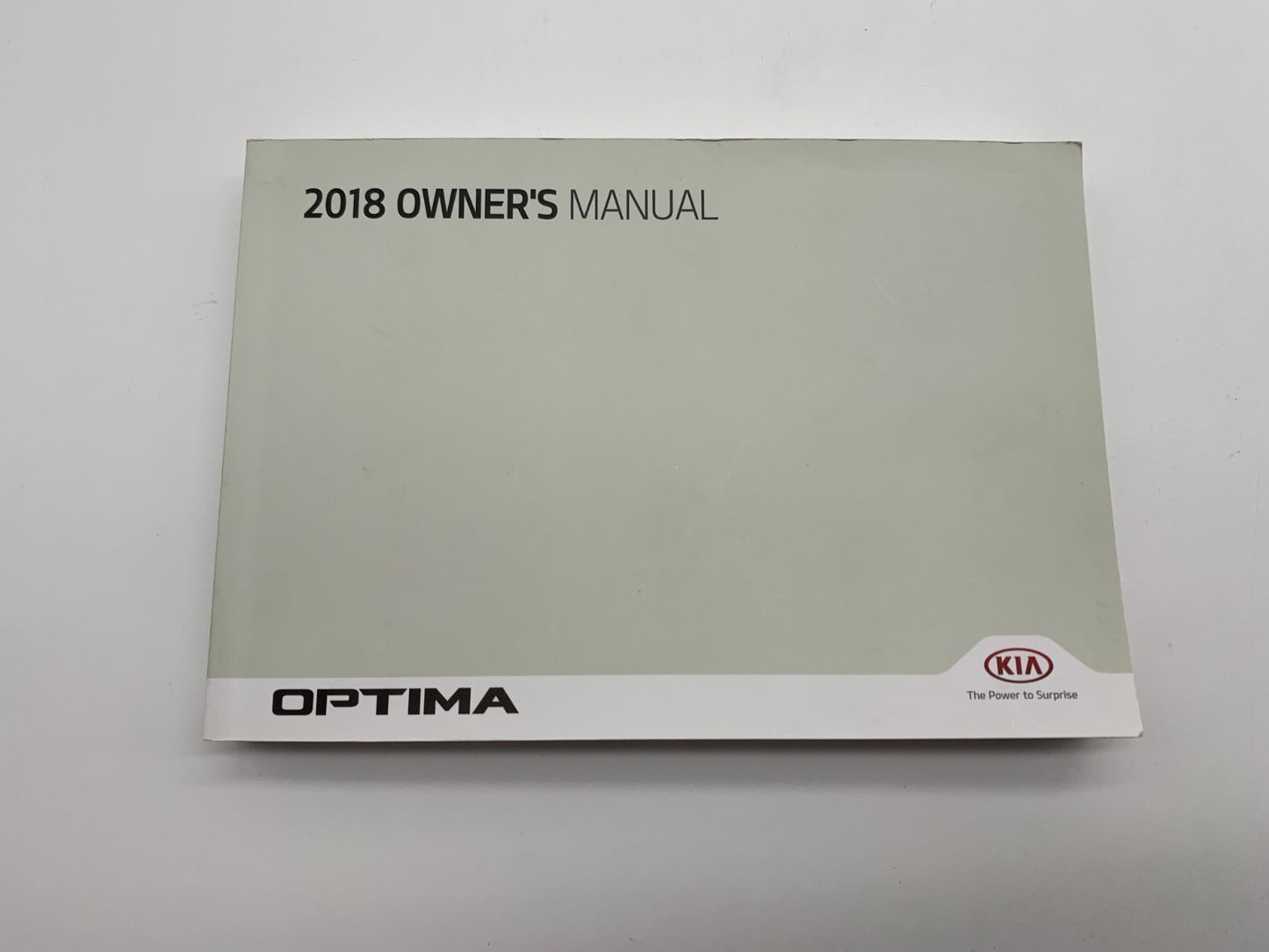 2018 Kia Optima Owners Manual Set with Case OEM B04B13003