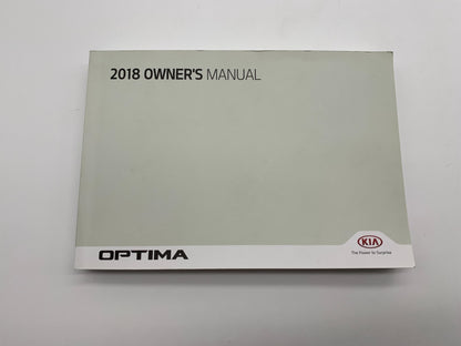 2018 Kia Optima Owners Manual Set with Case OEM B04B13003