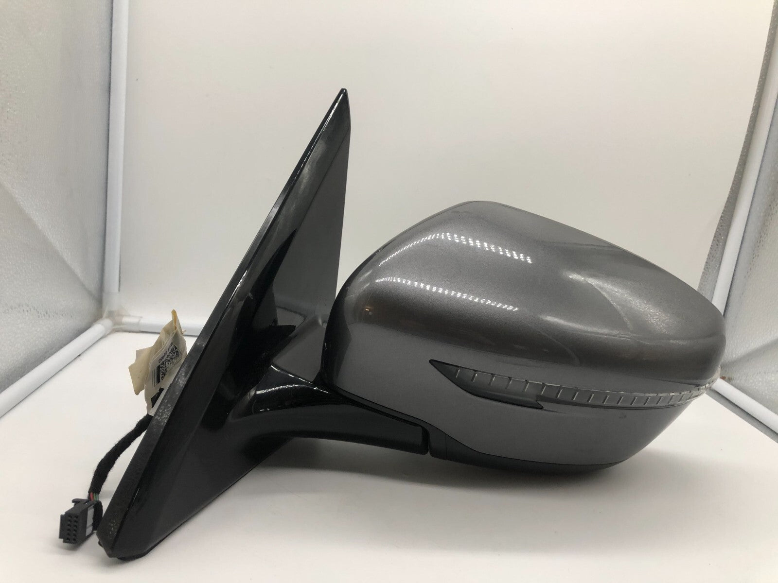 2017 Nissan Pathfinder Driver Side Power Door Mirror Gray OEM A03B53047