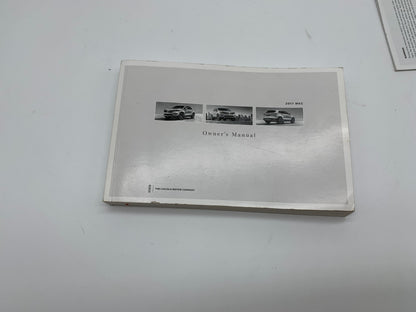 2017 Lincoln MKZ Owners Manual Set OEM C03B49010