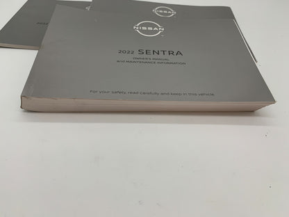 2022 Nissan Sentra Owners Manual Set OEM A02B56046