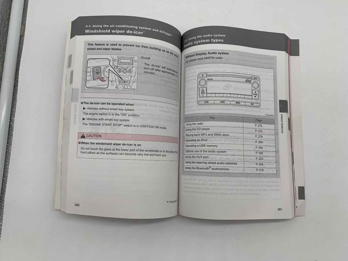 2012 Toyota RAV4 RAV 4 Owners Manual Set OEM R01B37018