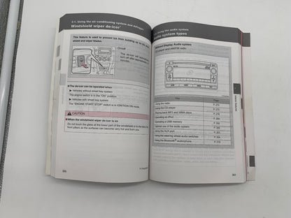 2012 Toyota RAV4 RAV 4 Owners Manual Set OEM R01B37018