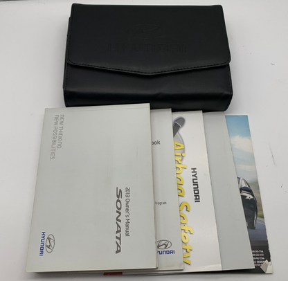 2013 Hyundai Sonata Owners Manual Set with Case OEM C03B66011