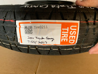 2007-2017 Toyota Camry 17" Spare Tire Wheel Emergency Compact Donut T155/70D17