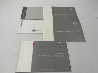 2006 Nissan Maxima Owners Manual Set with Case OEM B02B38083