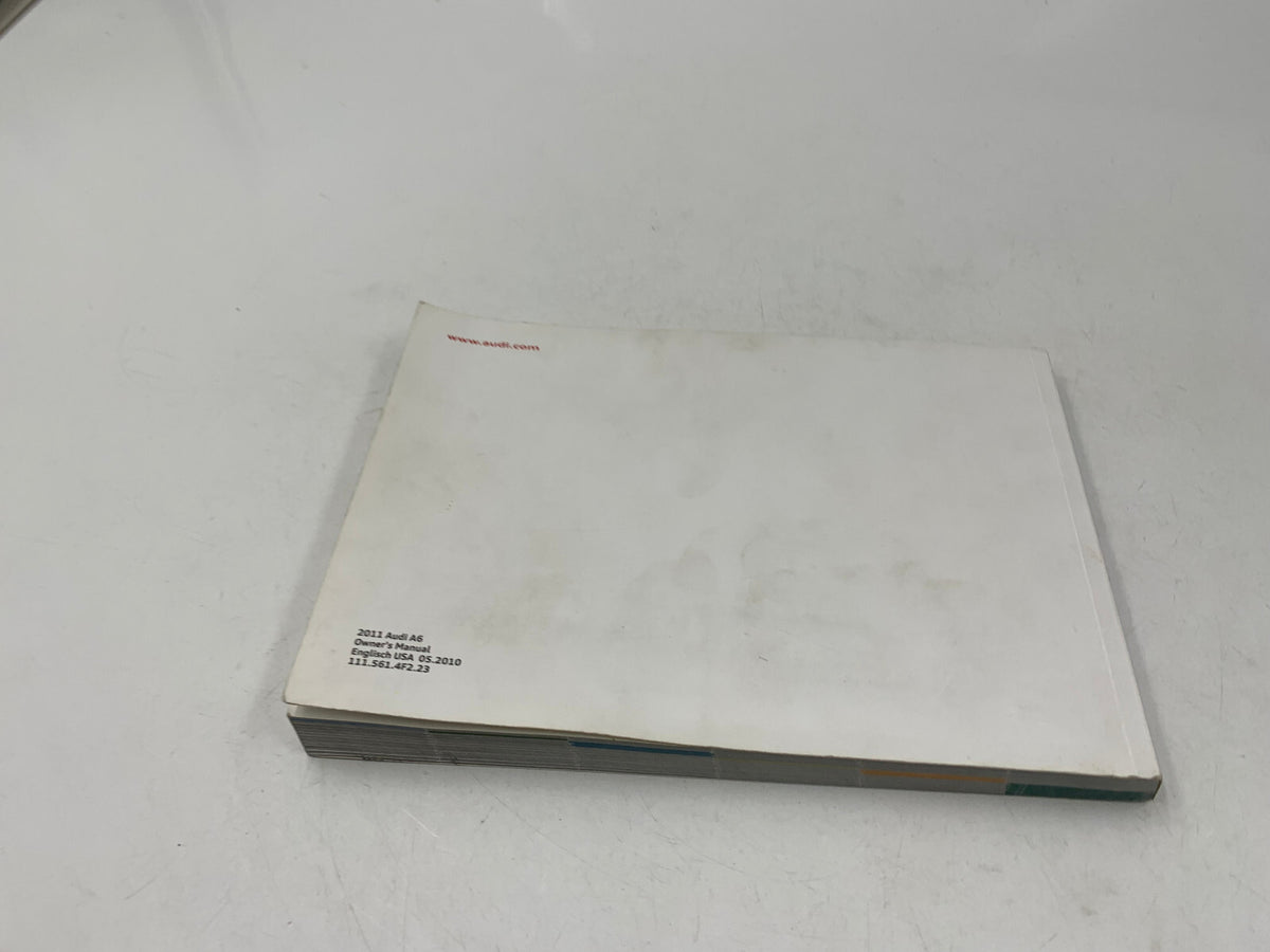 2013 Audi A6 Owners Manual OEM A02B07022