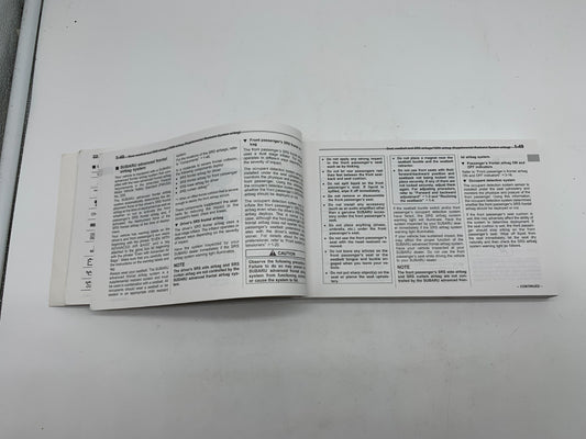 2016 Subaru Impreza Owners Manual OEM A04B28002