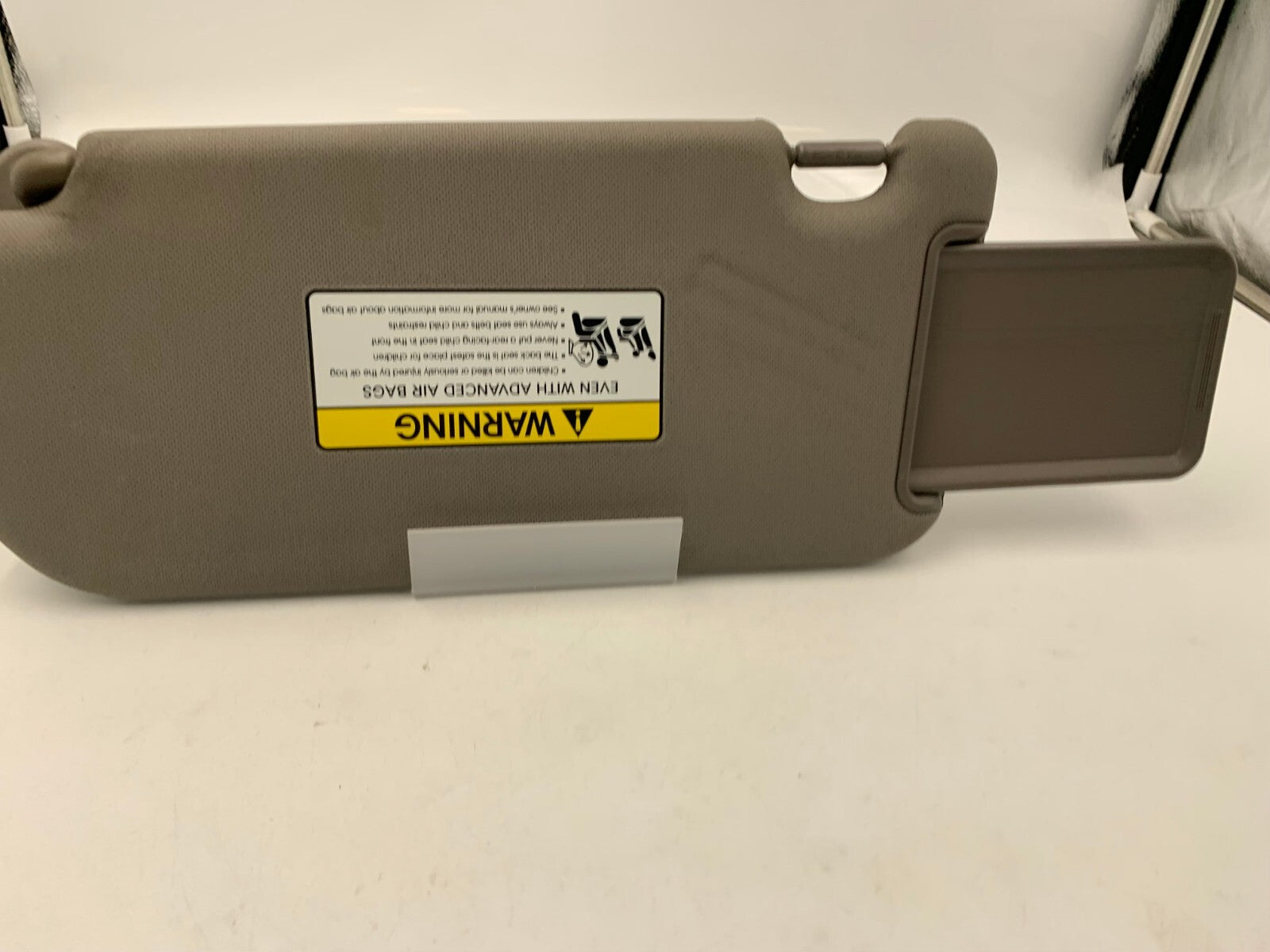 2010-2015 Hyundai Tucson Passenger Sun Visor Gray OEM without Sunroof