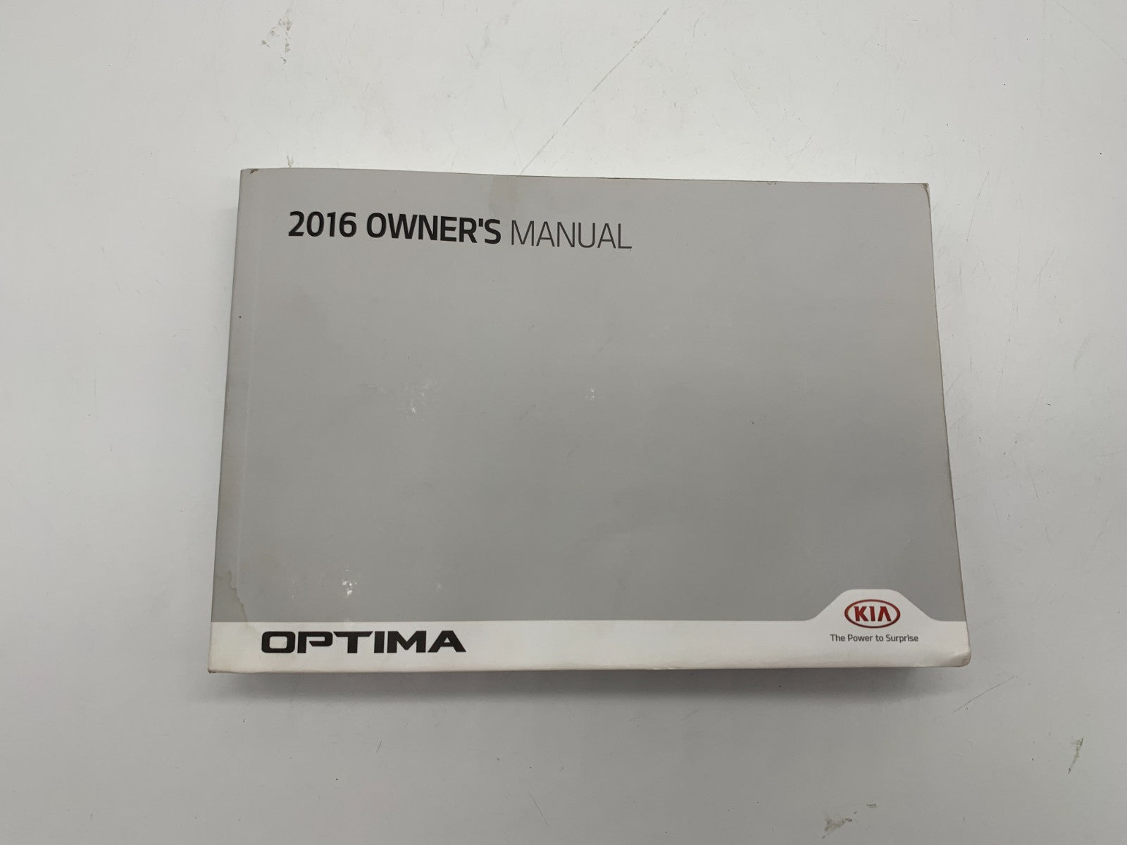 2016 Kia Optima Owners Manual with Case OEM A02B55010