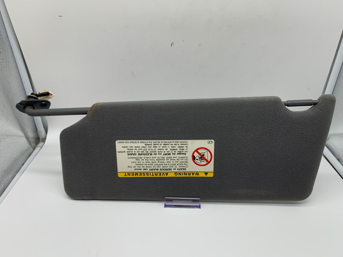 2005-2012 Toyota Avalon Passenger Sun Visor Gray Illuminated OEM B03B53037