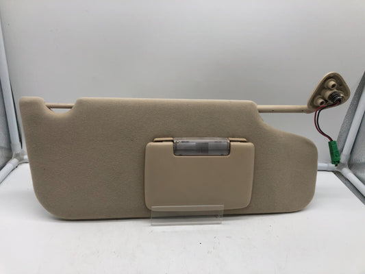 2008-2009 Ford Taurus X Passenger Sun Visor Tan Illuminated OEM D02B03010