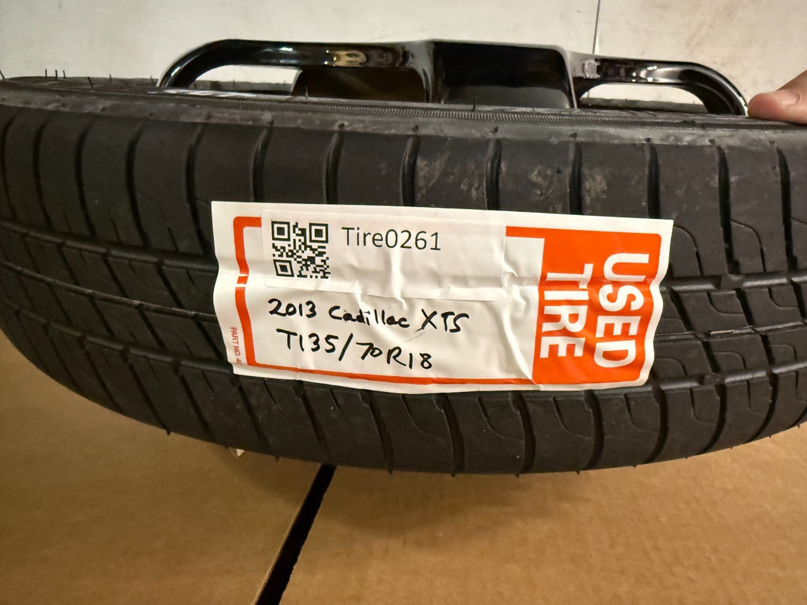 2013-2019 Cadillac XTS Spare Tire 18" Compact Donut T135/70R18
