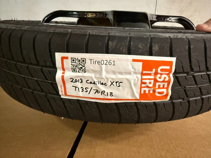 2013-2019 Cadillac XTS Spare Tire 18" Compact Donut T135/70R18