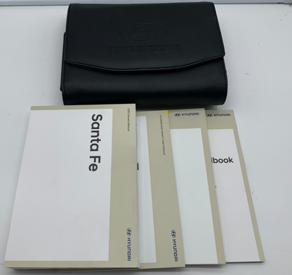 2020 Hyundai Santa FE Sport Owners Manual Set with Case OEM C03B26051