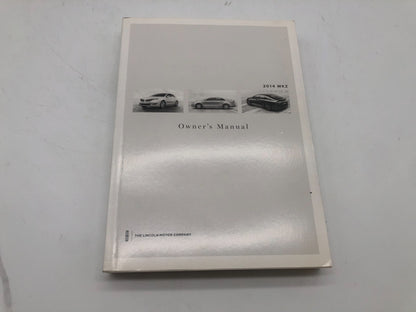 2014 Lincoln MKZ Owners Manual Set with Case OEM A02B08016