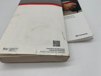 2017 Toyota Corolla Owners Manual Set OEM D01B12056