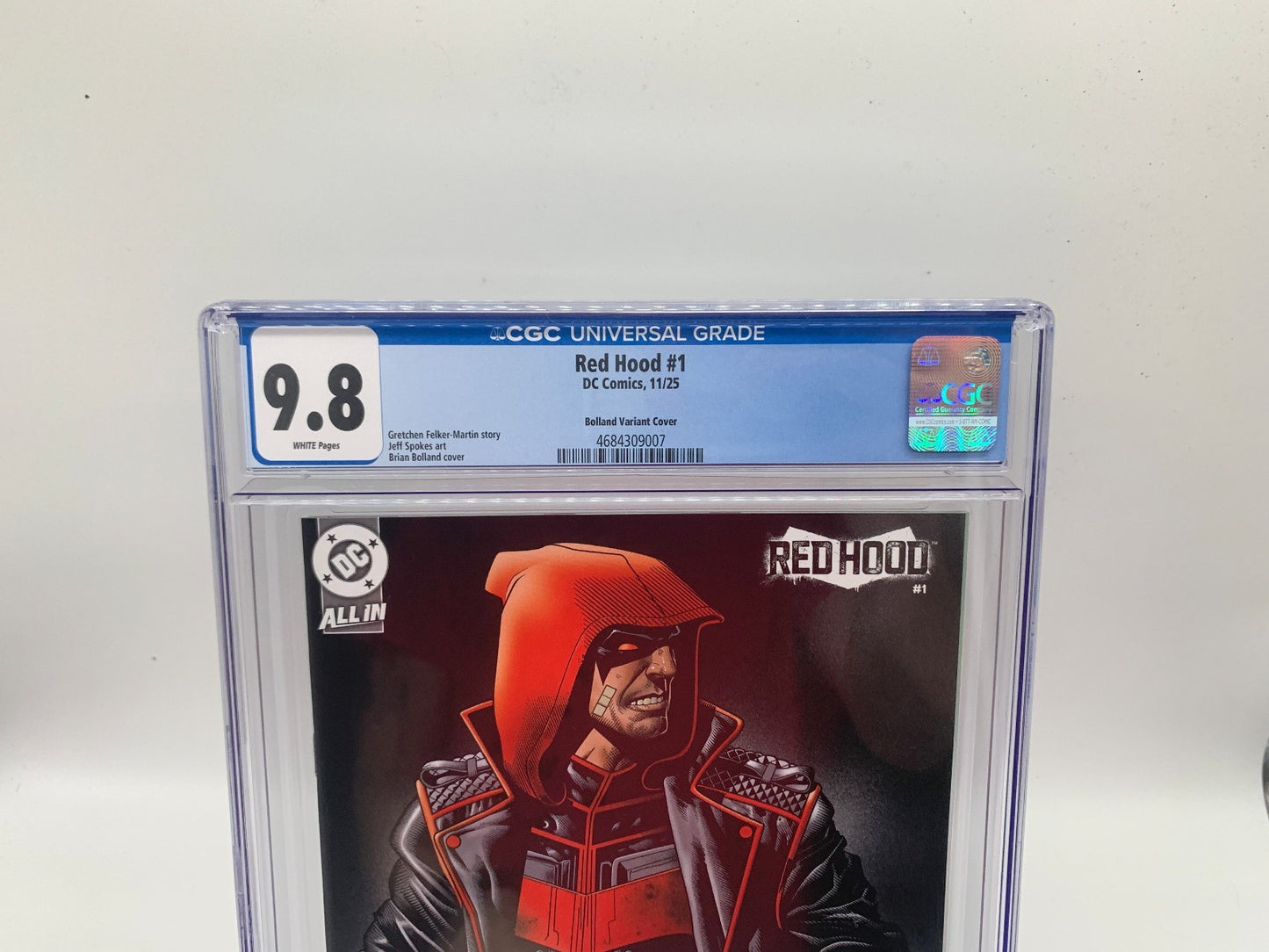 Red Hood #1 Bolland Variant Controversial Cancelled CGC 9.8 DC Comics 2025