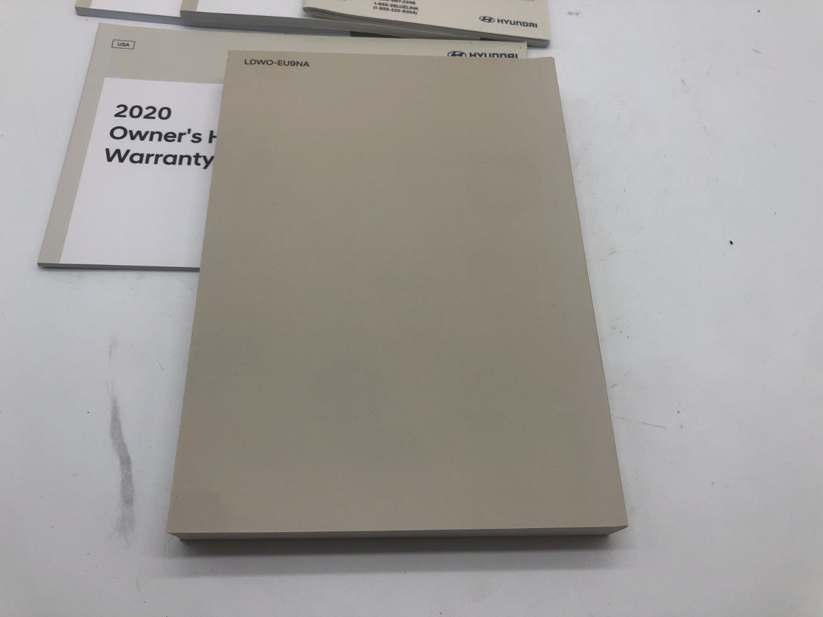 2020 Hyundai Sonata Owners Manual Set with Case OEM A02B08021