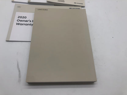 2020 Hyundai Sonata Owners Manual Set with Case OEM A02B08021