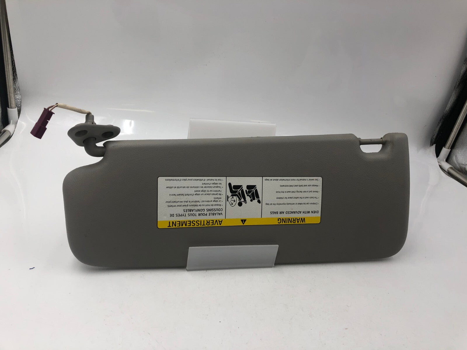 2006-2011 BMW 328i Passenger Sun Visor IIllumination Gray OEM A01B23006