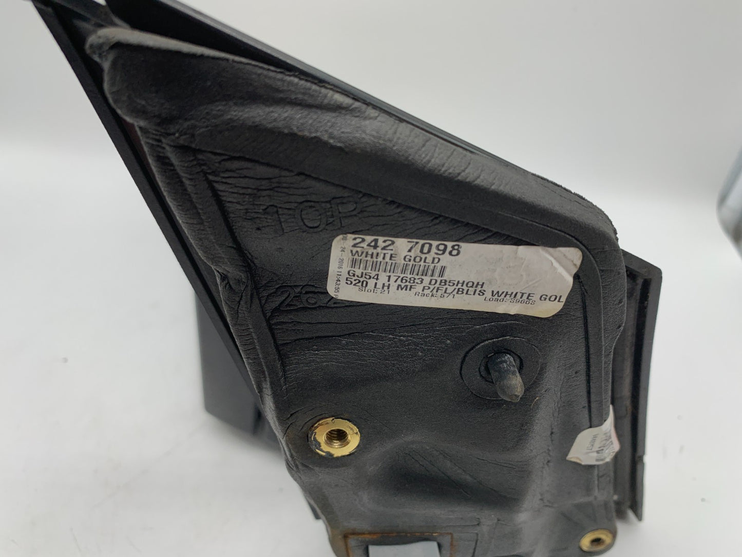 2017-2019 Ford Escape Driver Side View Power Door Mirror White Gold B02B27008